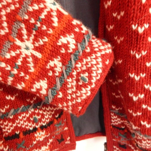 Women’s Laundromat Wool Zip Up Cardigan - Picture 11 of 12